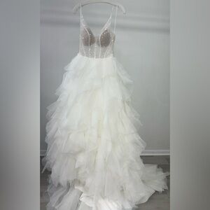 Allure Bridals Ivory Layered Gown